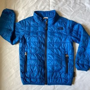 Kids The North Face blue jacket